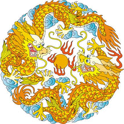 рисунок дракона, китайский дракон, даофаншу